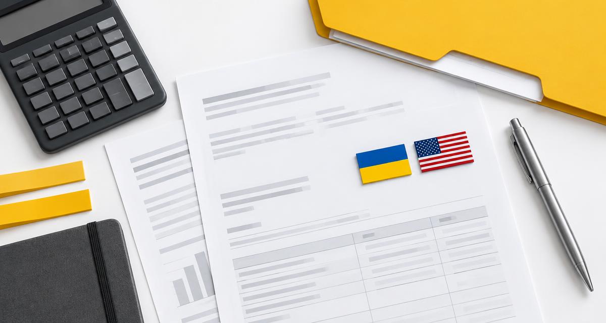 Податкові документи для зарахування податку США в Україні